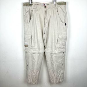 Scottevest Linen Blend Convertible Tec Cargo Pants Men’s 40 x 30